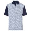 Golfino Printed Jersey Jacquard Polo