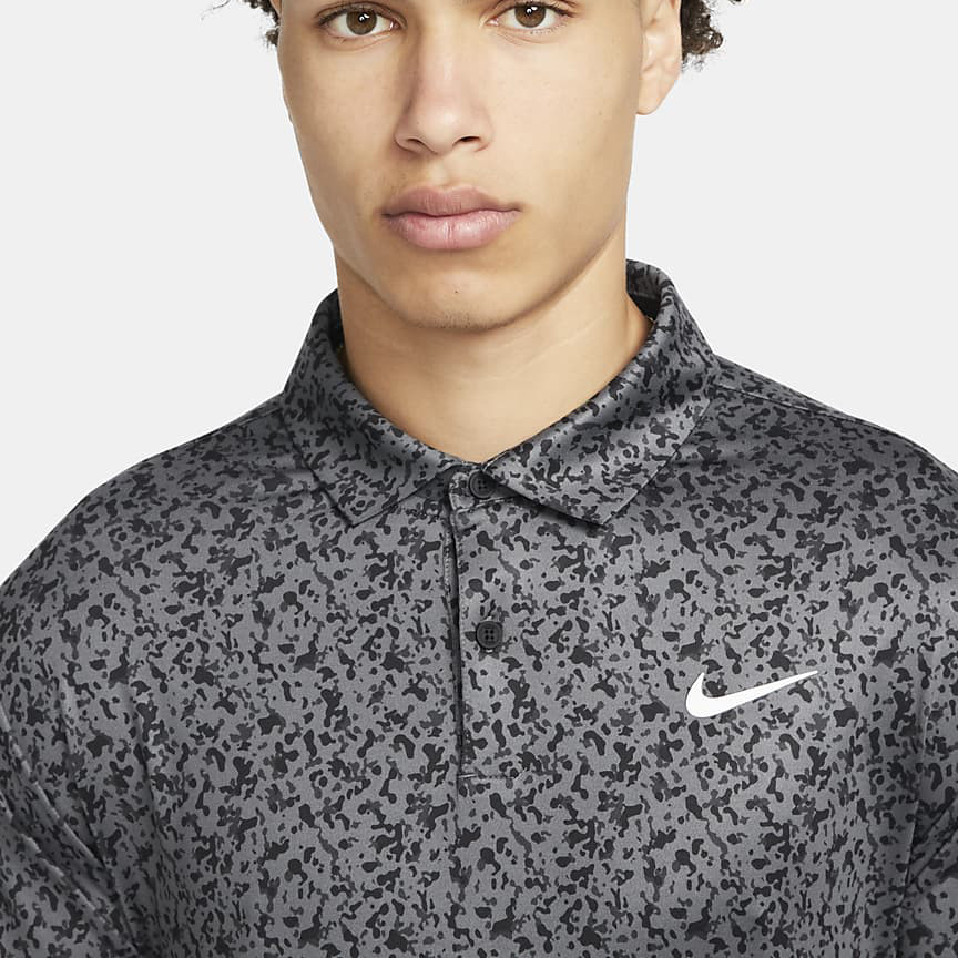 Nike DriFIT Tour Iron Grey/White Polo & TShirts DIGITALGOLF