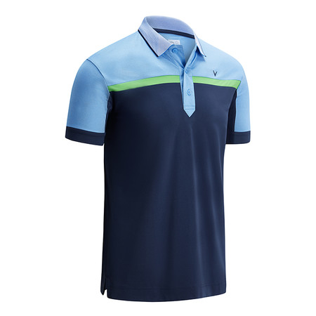 Callaway Birdseye Colour Block Polo