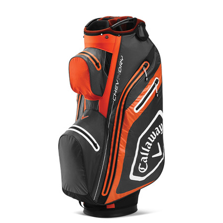 Callaway Chev Dry 14 Cart Bag Charcoal/Orange