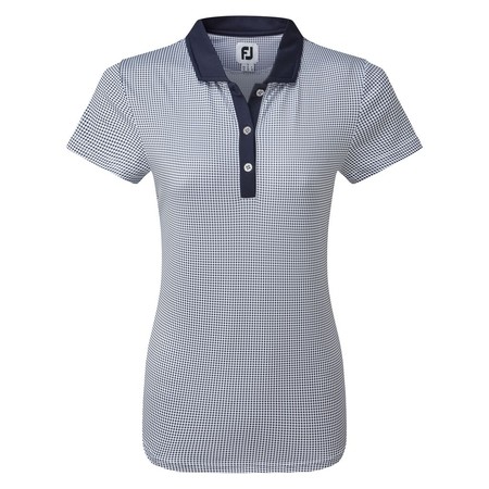 FootJoy Women’s Cap Sleeve Micro Interlock Dot Print Shirt