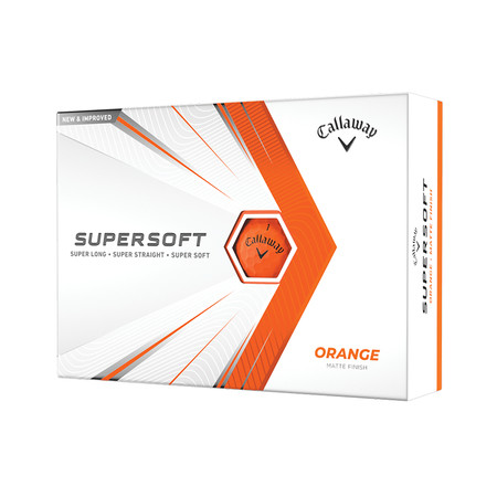 Callaway Supersoft Matte Orange Golf Balls