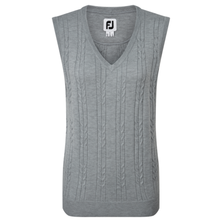FootJoy Women´s Wool Blend Cable Knit V-Neck Vest