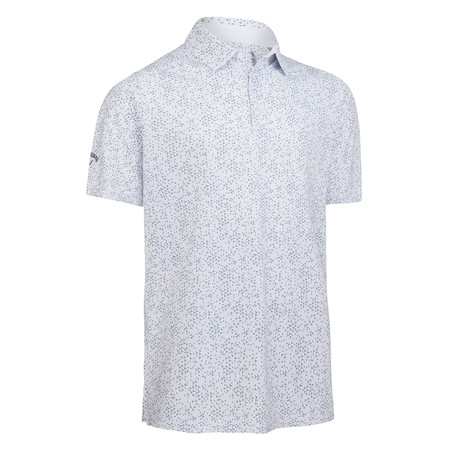 Callaway All Over Active Textured Print Polo