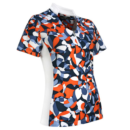 Callaway Abstract Floral Polo