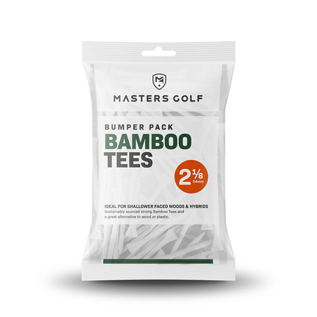 Masters Bamboo Tees 2 1/8 Bumpa Bag White Bag 130