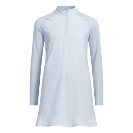 Adidas Girls Quarter Zip Frill Dress