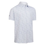 Callaway All Over Active Textured Print Polo